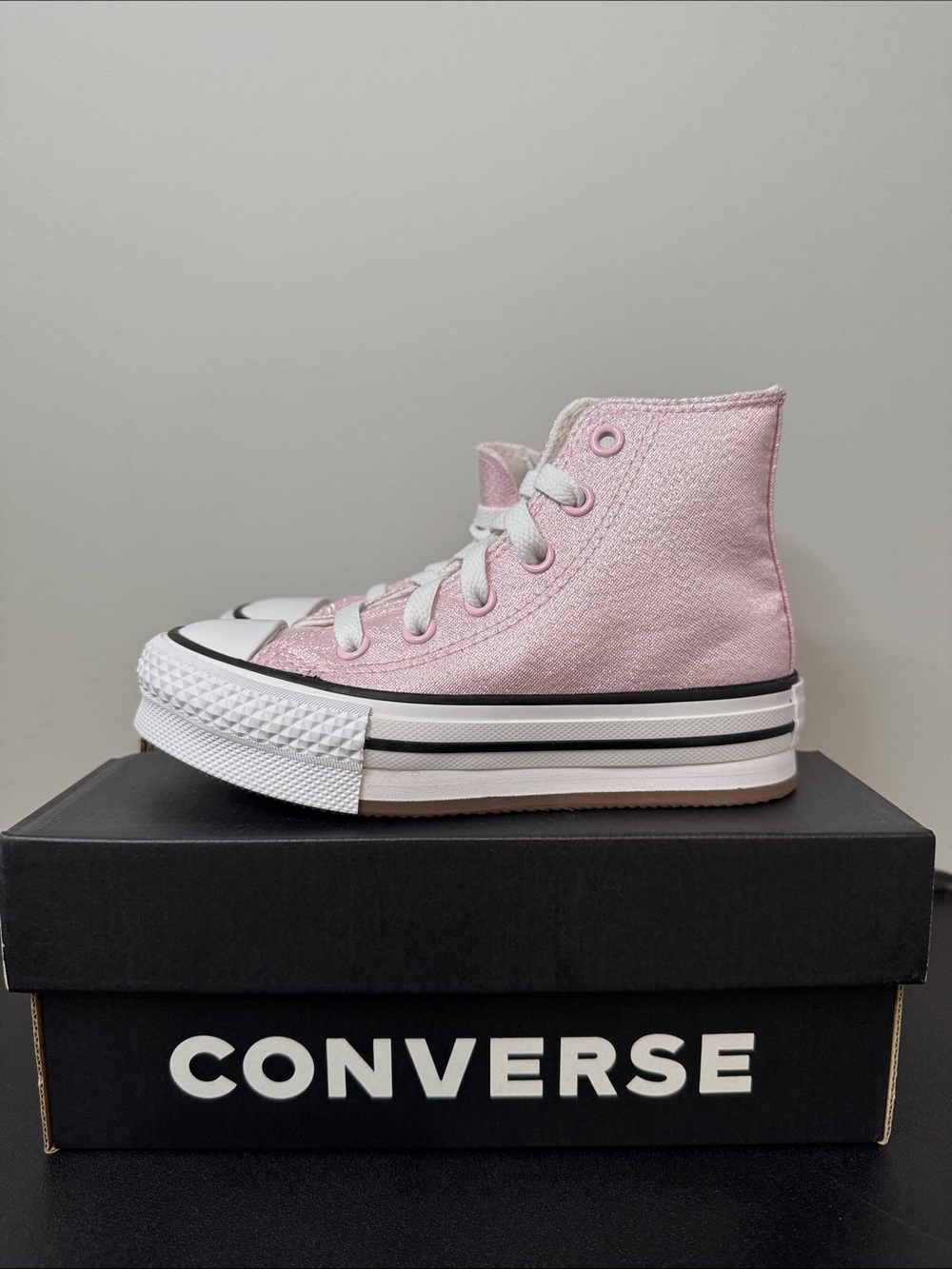 Converse Chuck Taylor All Star EVA Lift Platform Shine Pink Size 11 New NIB